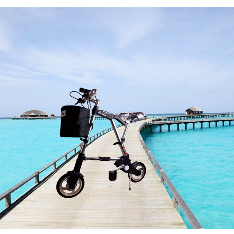 正品升悦A-bike折叠自行车10寸超轻迷你成人男女单车便携健身脚踏