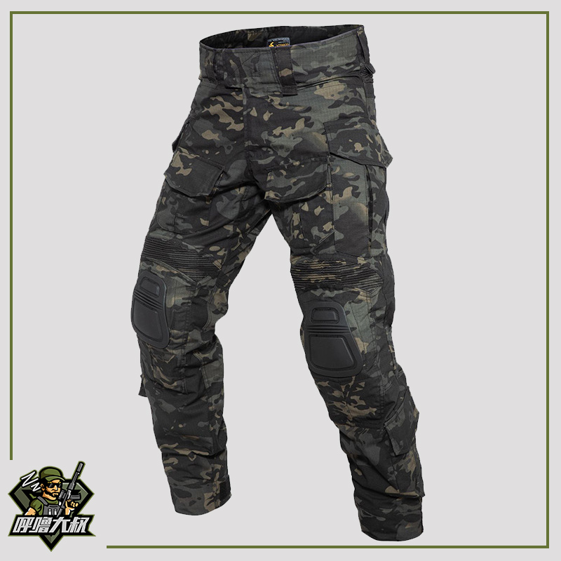 wargame战术裤g3蛙服迷彩裤男多口袋耐磨作训美式工装裤男款直筒