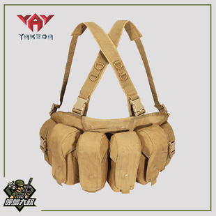 呼噜大叔wargame战术胸挂快拆肚兜马甲雅科达轻量化AK腰封四联包