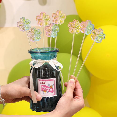 棒棒糖无蔗糖健康可爱送花瓶