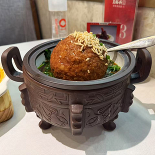 宜兴紫砂东坡肉罐红烧肉罐饭店酒店餐具扬州狮子头佛跳墙炖盅大鼎