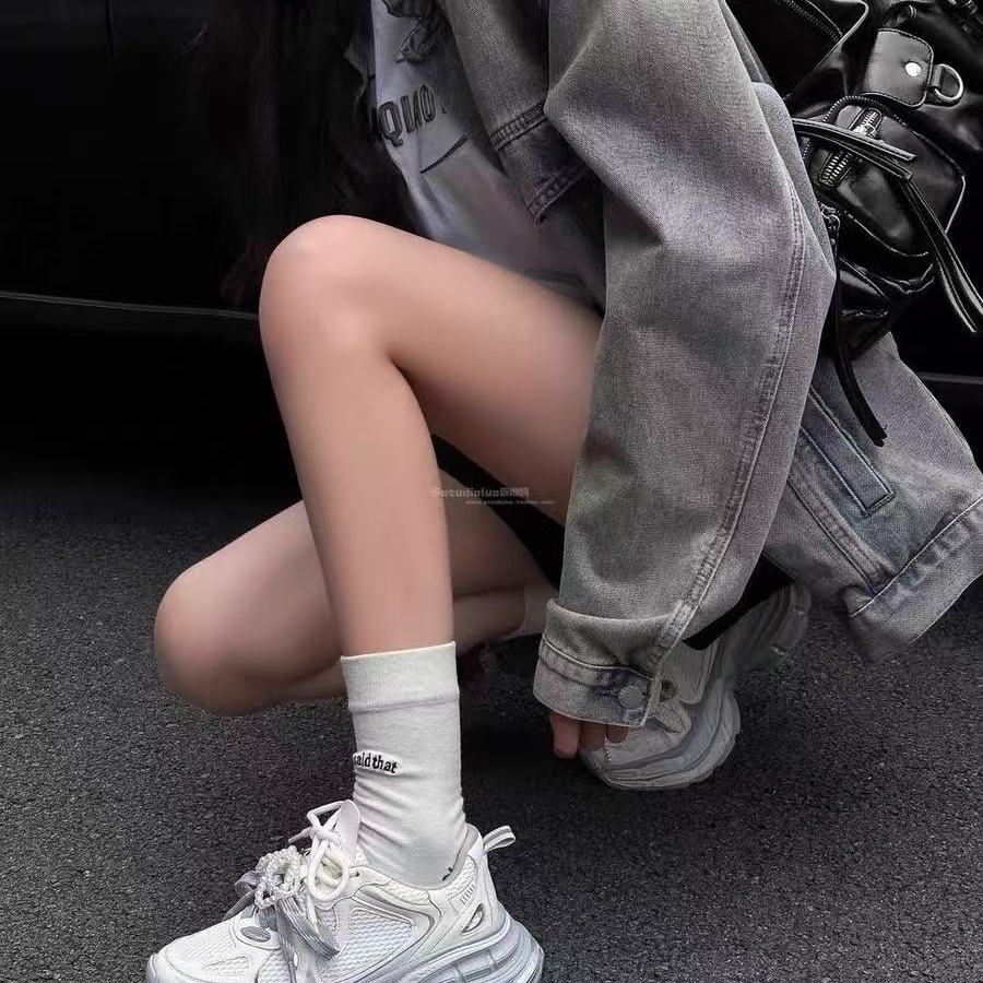 347香港真皮透气厚底增高轻便老爹鞋女新款擦色双鞋带休闲鞋