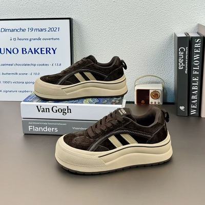 551-1359厚底德训鞋女新款韩版百搭丑萌大头鞋休闲运动板鞋子