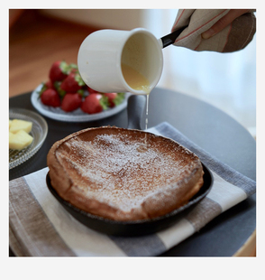 日本野田珐琅搪瓷烘焙黄油巧克力加热锅小奶锅 迷你号 220cc