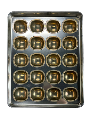 在途 日本CHIYODA千代田商用20连半球圆形蛋糕不沾烘焙模具