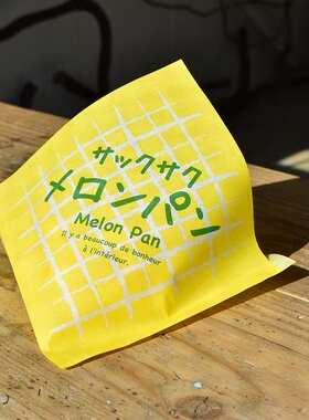 日本进口耐油纸袋蜜瓜包食物