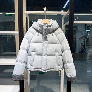 韩版宽松连帽短款羽绒服休闲款款保暖小个子外套2025冬季新款