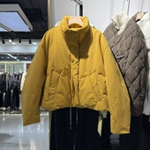 新款 休闲立领短款 羽绒服女保暖面包服显瘦百搭外套025冬季