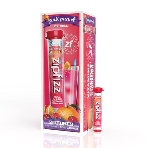美国代购Zipfizz Healthy Energy Drink Mix, Hydration with B12