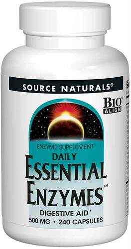 Source Naturals Essential Enzymes 500mg Bio-Aligned Multiple
