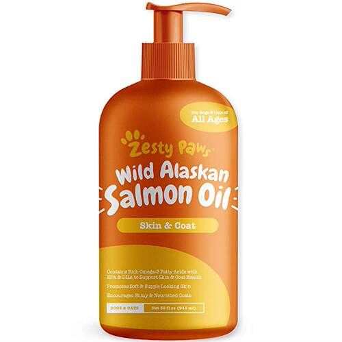 Pure Wild Alaskan Salmon Oil for Dogs & Cats - Supports Join