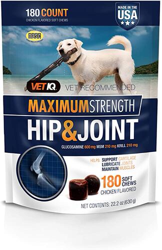 美国代购VETIQ Maximum Strength Hip Joint Supplement  Dog