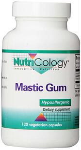 美国代购Nutricology Mastic Gum, 120 Vegetarian Capsules
