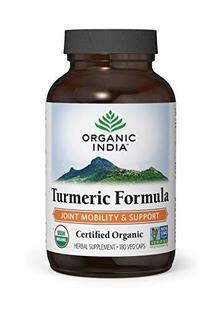 Turmeric Natural Curcumin Supplement Cer ORGANIC USDA INDIA