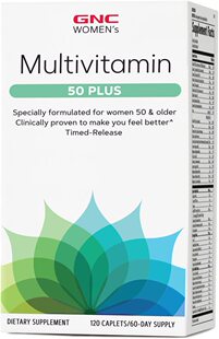 美国代购GNC Women's Multivitamin 50 Plus |Supports Bone, Eye