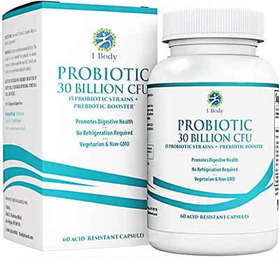 30 Billion CFU Probiotic Supplement with Prebiotics – Paten