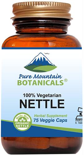 美国代购Stinging Nettle Leaf Capsules - Kosher Vegan Caps