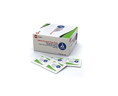 dynarex 1113  Latex Free Sterile Alcohol Preparation Pad, 20