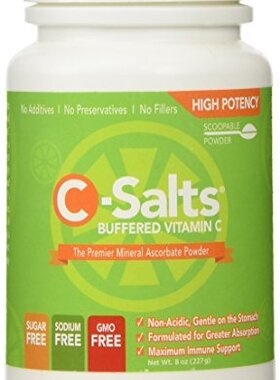 美国代购C-Salts Buffered Vitamin C Powder 4000mg - High Dose