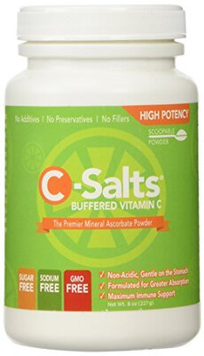 美国代购C-Salts Buffered Vitamin C Powder 4000mg - High Dose