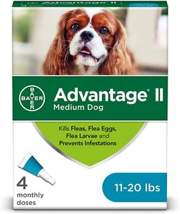 Topical Flea Dogs Advantage Medium for Bayer Treatment