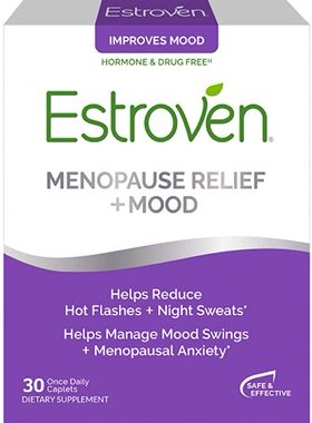 Estroven Menopause Relief + Mood Once-Daily Supplement - Hel