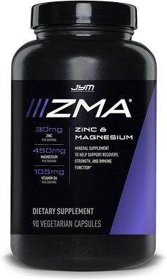 JYM Supplement Science ZMA Zinc/Magnesium Capsules Supplemen