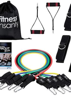 Fitness Insanity Resistance Band Set - Include 5 Stackable E