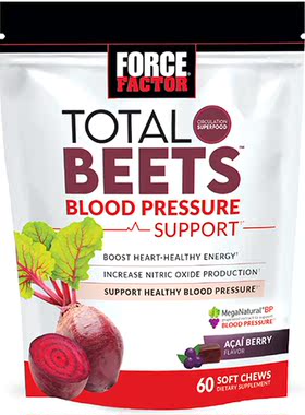美国代购Total Beets Blood Pressure Support Supplement, Beets