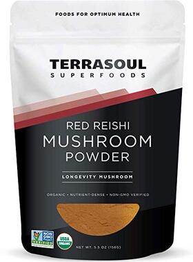 美国代购Terrasoul Superfoods Organic Reishi Mushroom