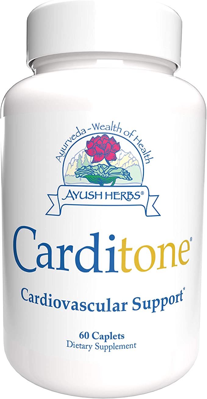 Ayush Herbs Carditone Supplement, 60 Capsules 居家日用 其它 原图主图