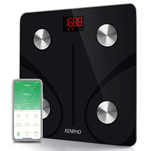 美国代购RENPHO Bluetooth Body Fat Scale Smart BMI