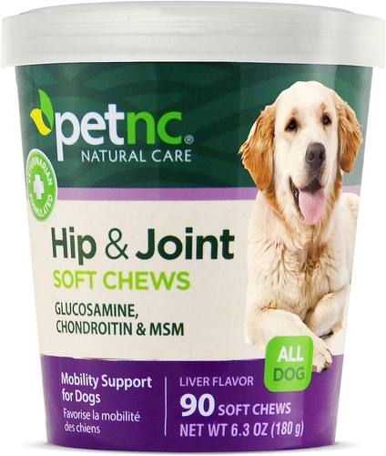 PetNC Natural Care Hip and Joint Soft Chews for Dogs