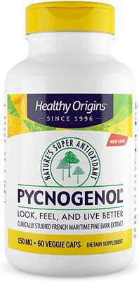 Healthy Orgins Pycnogenol Veg Capsules, 150 mg, 60 Count