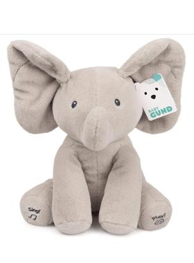 美国代购Baby GUND Animated Flappy the Elephant Stuffed Anima