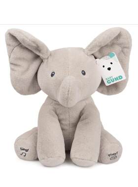 美国代购Baby GUND Animated Flappy the Elephant Stuffed Anima