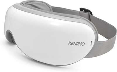 RENPHO Eye Massager with Heat, Air Compression Bluetooth Mus