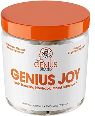 美国代购Genius Joy - Serotonin Mood Booster for Anxiety Rel