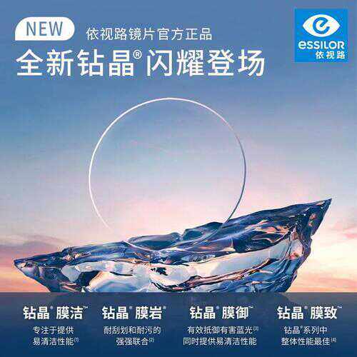 依视路近视眼镜片全视线GENS变色
