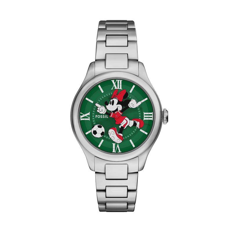 代购Fossil化石女士腕表计时夜光日期指针金属钢带防水精钢休闲