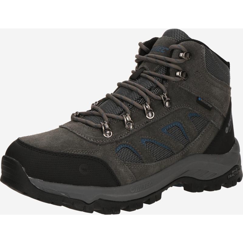 代购HITEC男士徒步鞋防水防滑缓震登山鞋中帮系带户外鞋