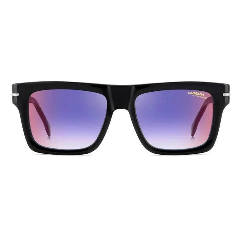 代购Carrera卡雷拉男士太阳镜防紫外线蓝红渐变非偏光塑料镜架