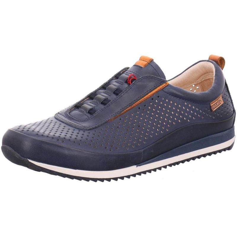 代购Pikolinos女士休闲鞋透气软底轻便舒适缓震深蓝色橙色装饰,女鞋,时尚休闲鞋,淘宝优惠券,粉丝福利购,淘宝优惠卷