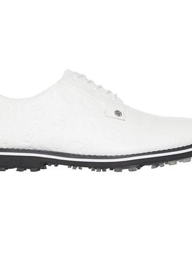 代购GFORE男士高尔夫球鞋防滑耐磨轻便透气白色系带防水橡胶鞋底