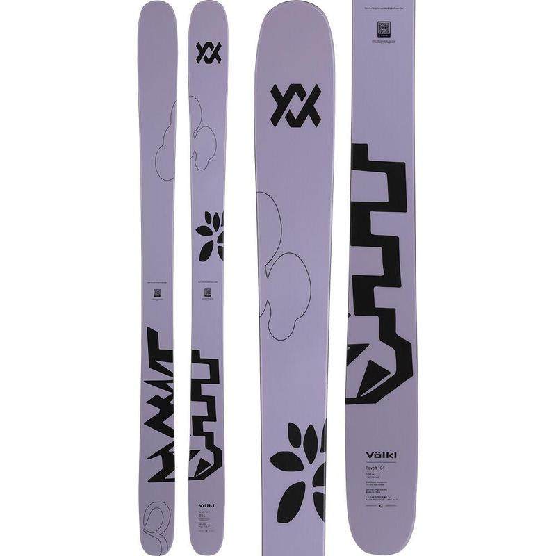 代购Volkl女士滑雪板公园滑行粉雪性能创意线路全能表现Revolt 1