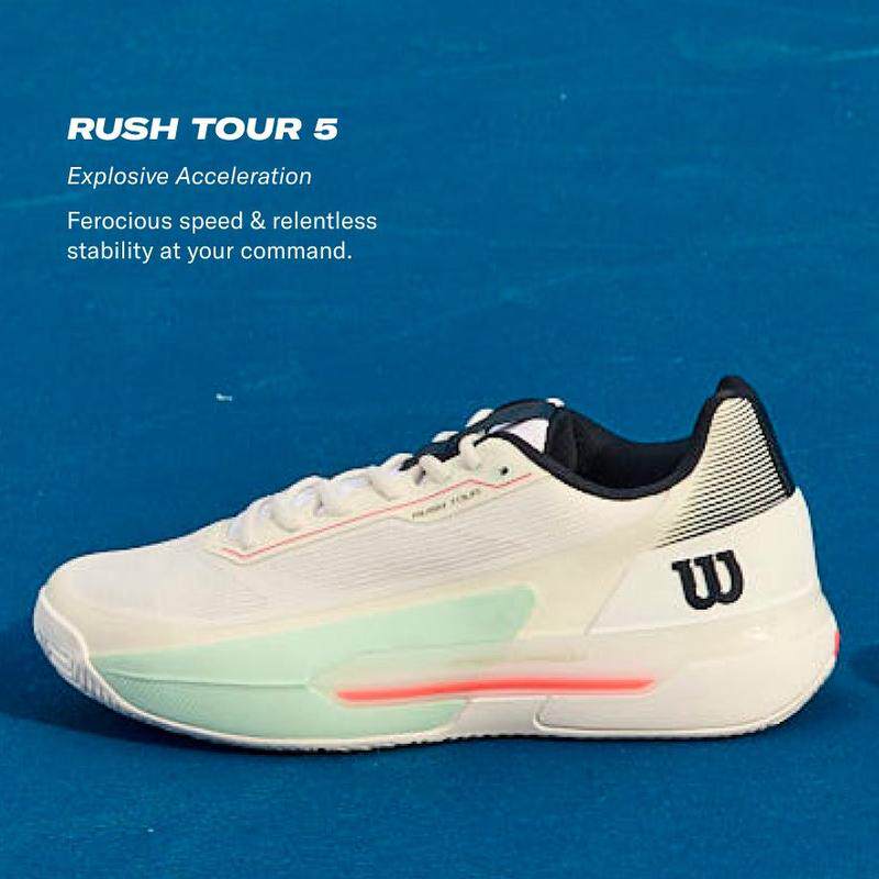 代购wilson Rush 5 Tour 威尔胜男士网球鞋专业比赛训练鞋缓震