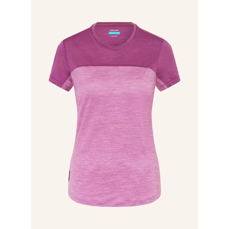 代购icebreaker女运动T恤透气吸湿排汗轻质舒适休闲日常上衣