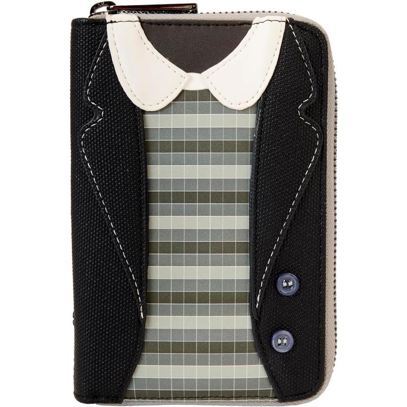 代购Loungefly女士钱包多卡位收纳透明ID卡槽拉链闭合