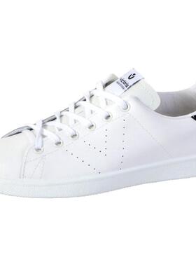 代购Victoria女士运动板鞋轻便防滑耐磨舒适白色系带透气孔