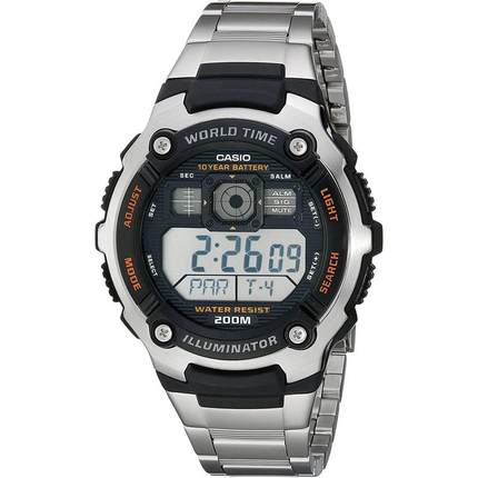 CASIO卡西欧日韩腕表AE2000WD1AV男款专柜2024新款代购美国款手表
